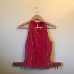 Vintage Jacob Cropped Red Tank